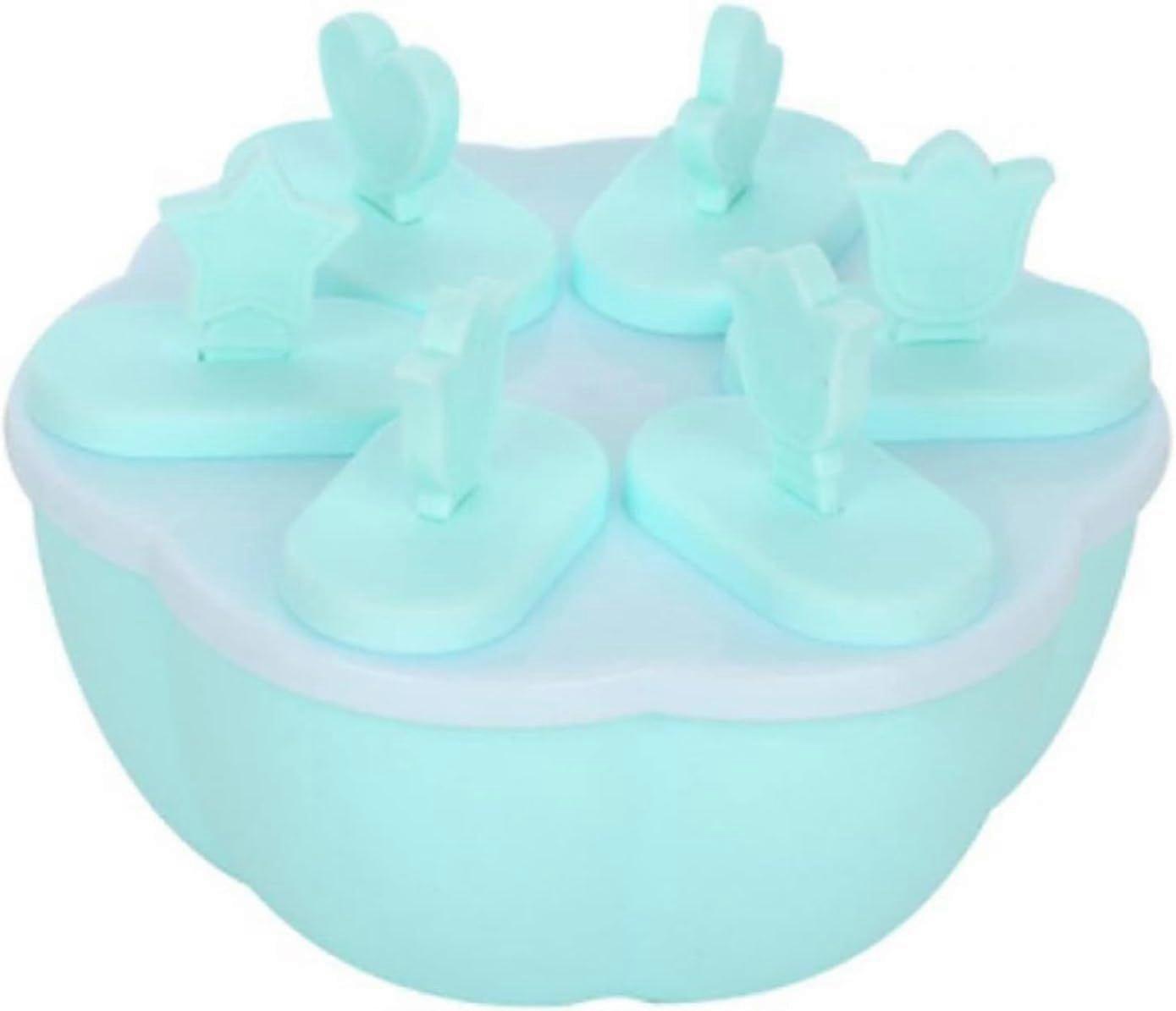 Ice Pop Molds, Ice Cream Mold Ice Mould Handmade Dessert Popsicle Mold For Freezer Fruit Ice Cube Maker Reusable Forms For Ice Cream (1pcs,Blue)