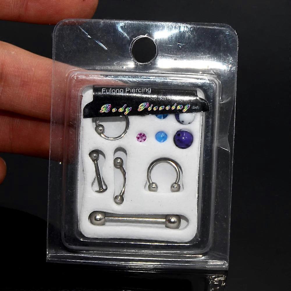 316l Surgical Steel Belly Ring Tongue Barbell Body Piercing Jewelry With