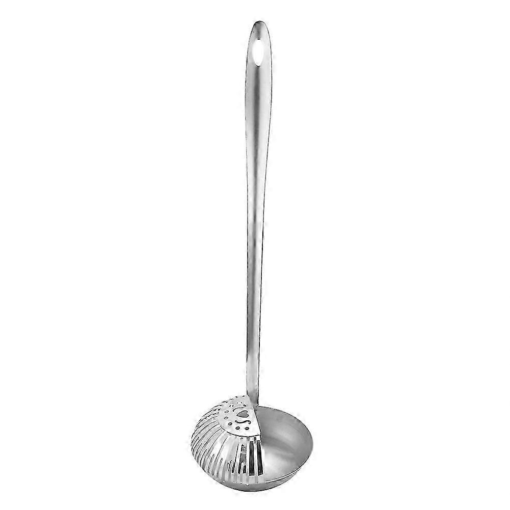 Soup Spoon Colander Strainer Long Handle Stainless Steel Filter Kitchen