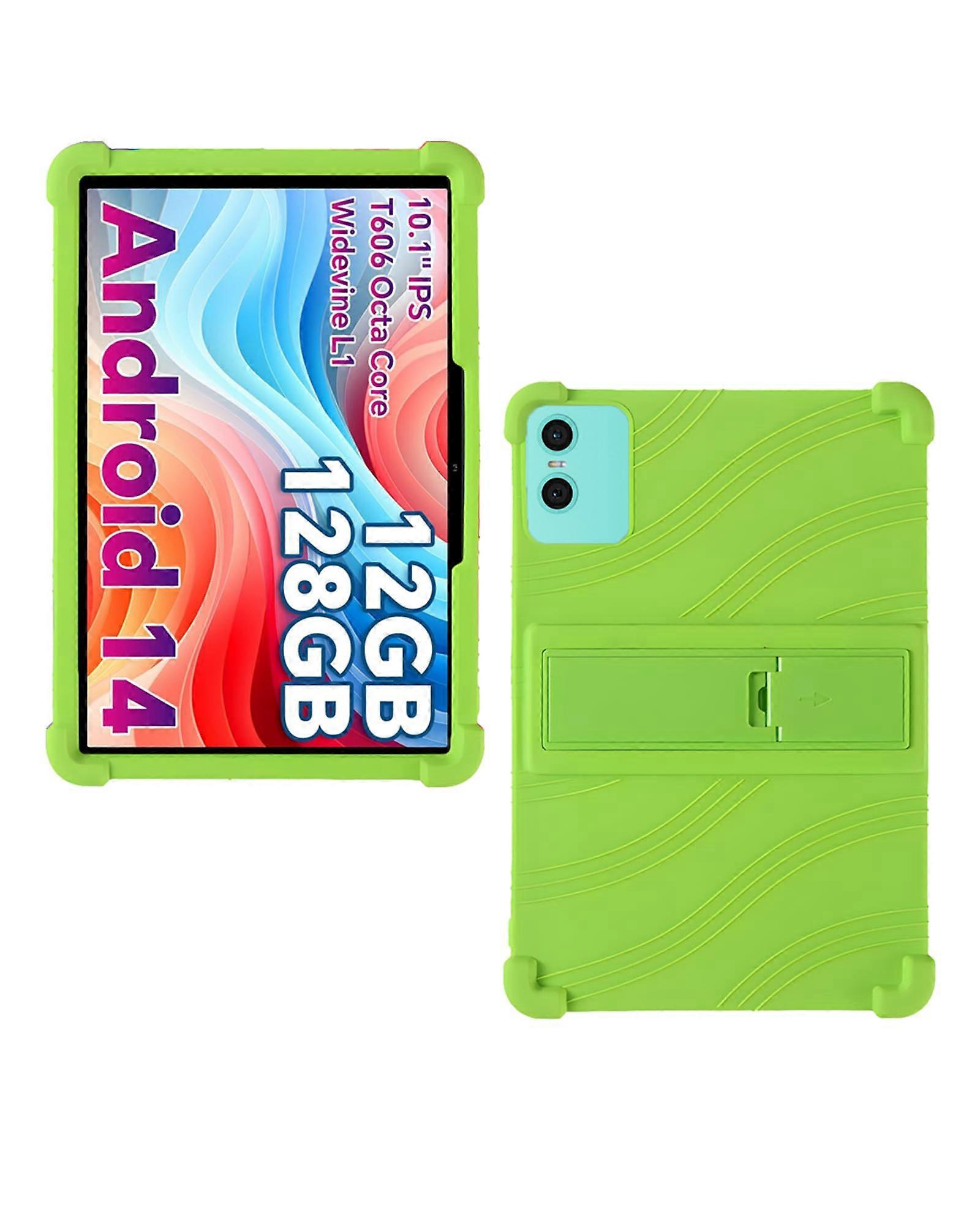 Case for Odea A10 10 Inch Android 14 Tablet - Soft Silicone Green Cover, Compatible with Odea A10 Tablet Model