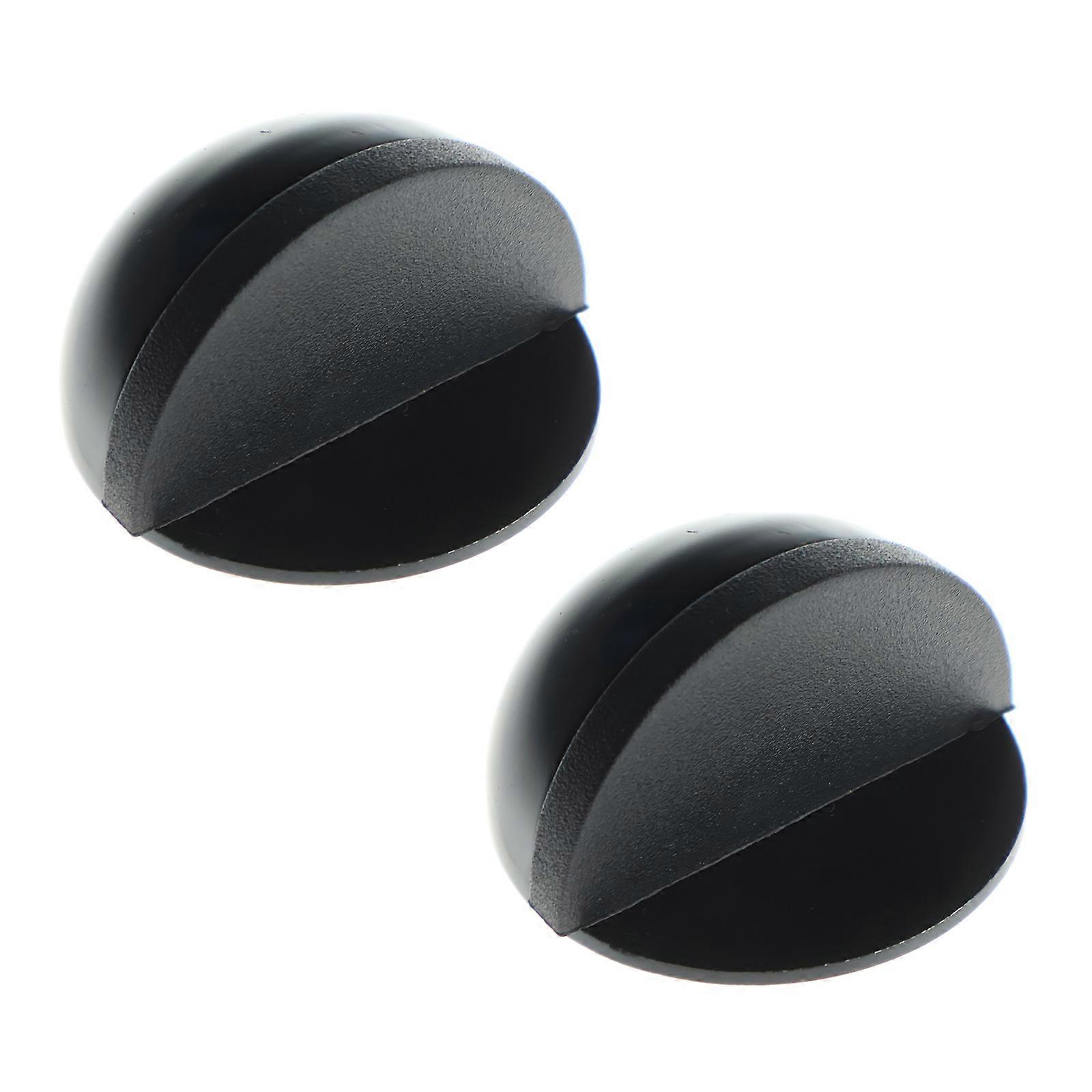 2stk jord sugedørstopper - stansefri mat sort