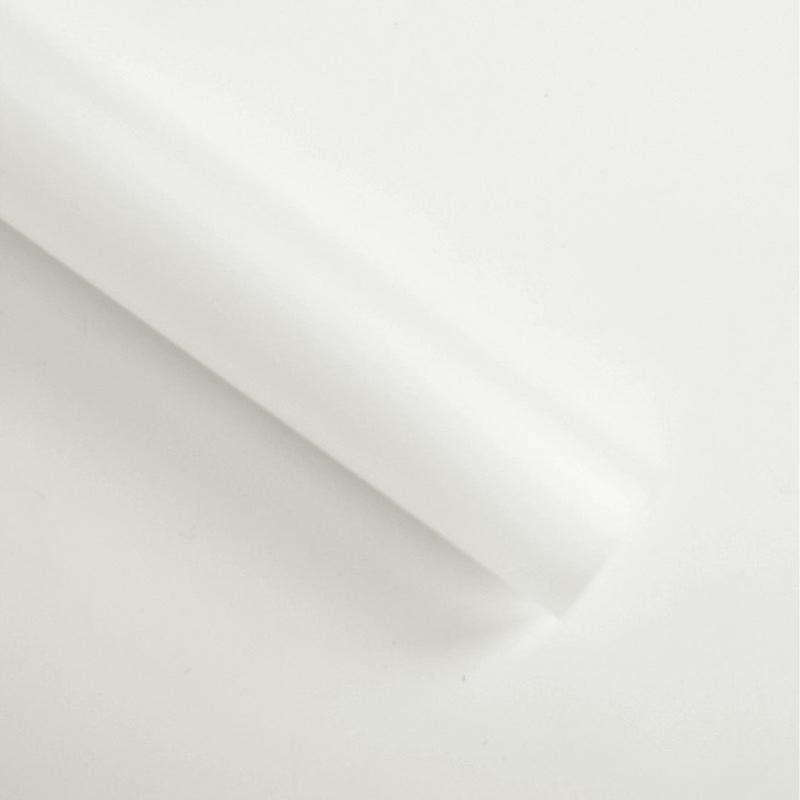 20 Sheets / Pack Flower Wrapping Paper Matte Paper Gift Paper Translucent Wrapping Paper Material, Colour: White