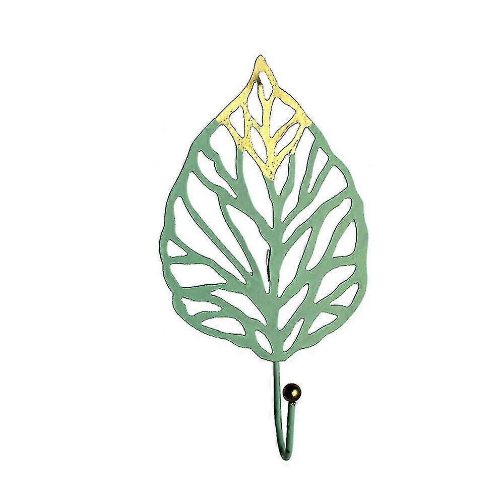 Leaf Shape Hook Door Wall Wardrobe Clothes Key Hanger Creative Decor
