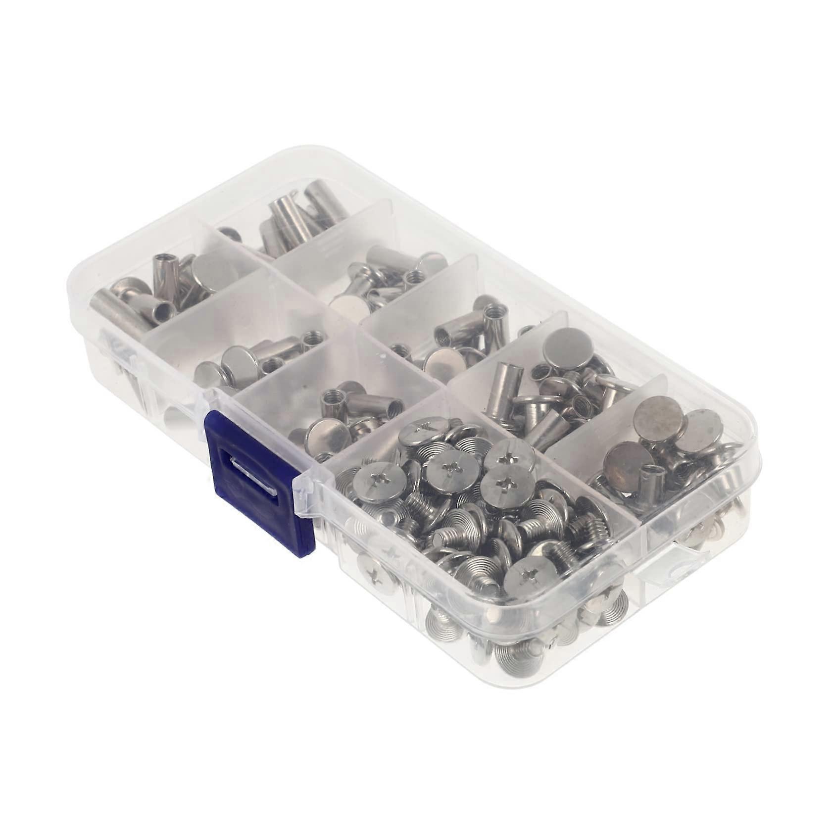 Professional Scrapbooking Supplies Set m Screw Rivets Smooth Flat Surface