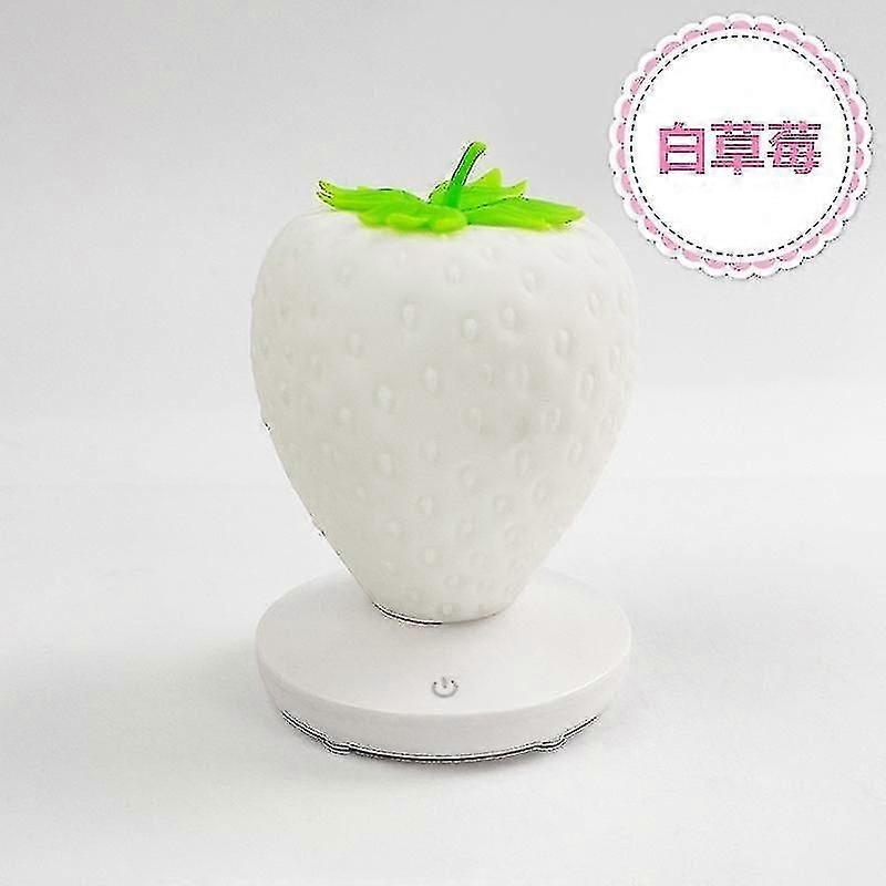 Creative Cute Strawberry Warm Night Light Usb Rechargeable Eye Protect