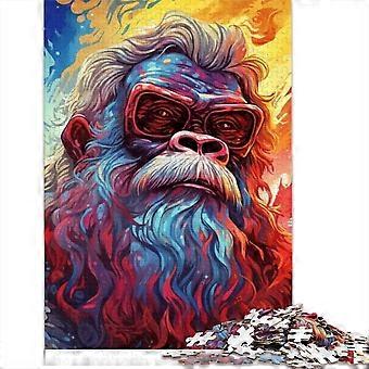 Toys Puzzle 1000 pieces Jigsaw Puzzle Colorful gorillas Wooden Jigsaw for Adults Kids 14+ Unique Birthday style 1395