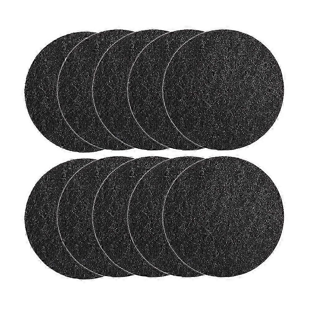 10Pcs Charcoal Filter for Compost Bucket 6.7 Inch Kitchen Activated Carbon Compost Bin Filter Replace for Countertop Bin