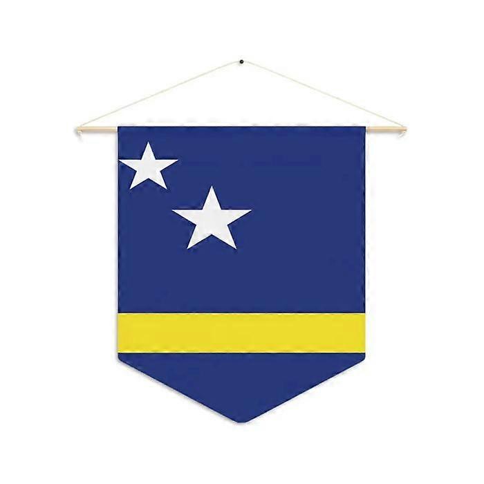 Pennant – Flag of Curaçao – 30 x 45 cm – Polyester – Hanging – 1 piece