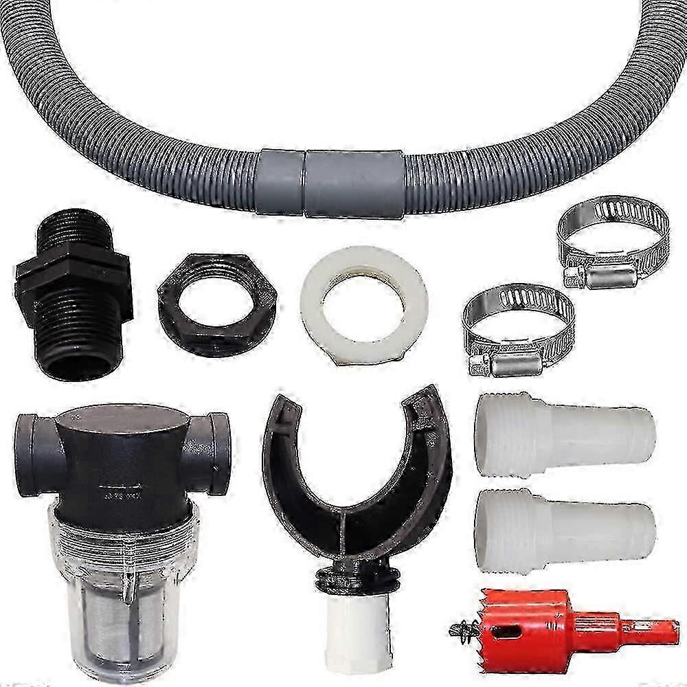 Rain Collector With Flex Hose, Water Collector Sets, Rainwater Collection Diverter, Connection, Rubber Hose Connection For Rainwater Collector -CN