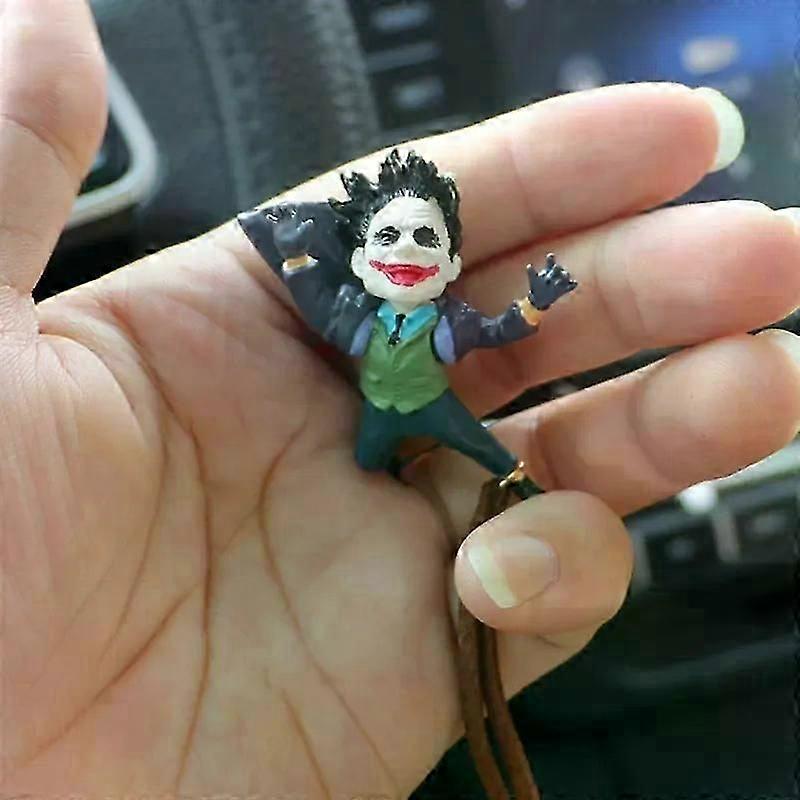 R3md Hanging Ornament Joker On Car Rear View Mirror Pendant For Car Funny Gifts
