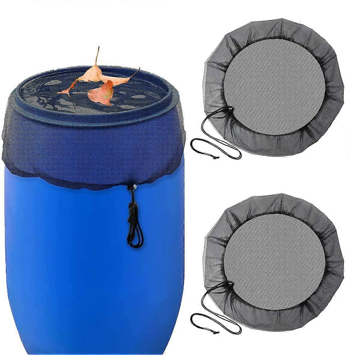Rain Butt Net Cover for Rain Barrel Mosquito Repellent, Adjustable Drawstring