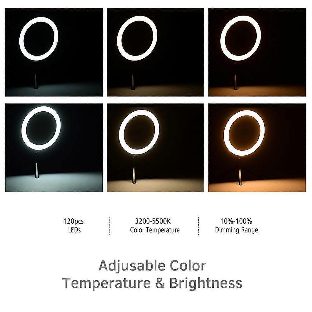 10 Inch Dimmable LED Ring Light with Tripod & Phone Holder