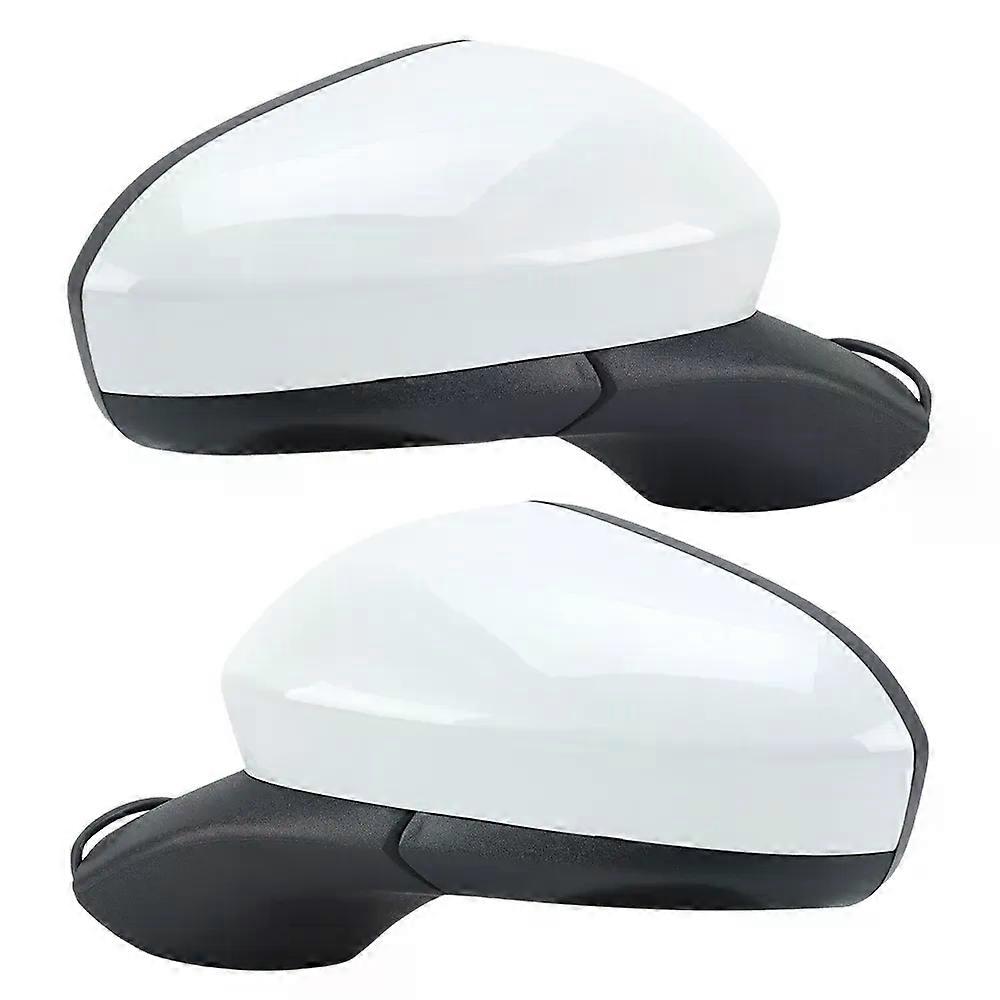 3 Pin Door Mirror Assembly For Ford Fusion 2015-2022 US Version White Large And Small Mirror Plug-In Side Mirror Car Accessories