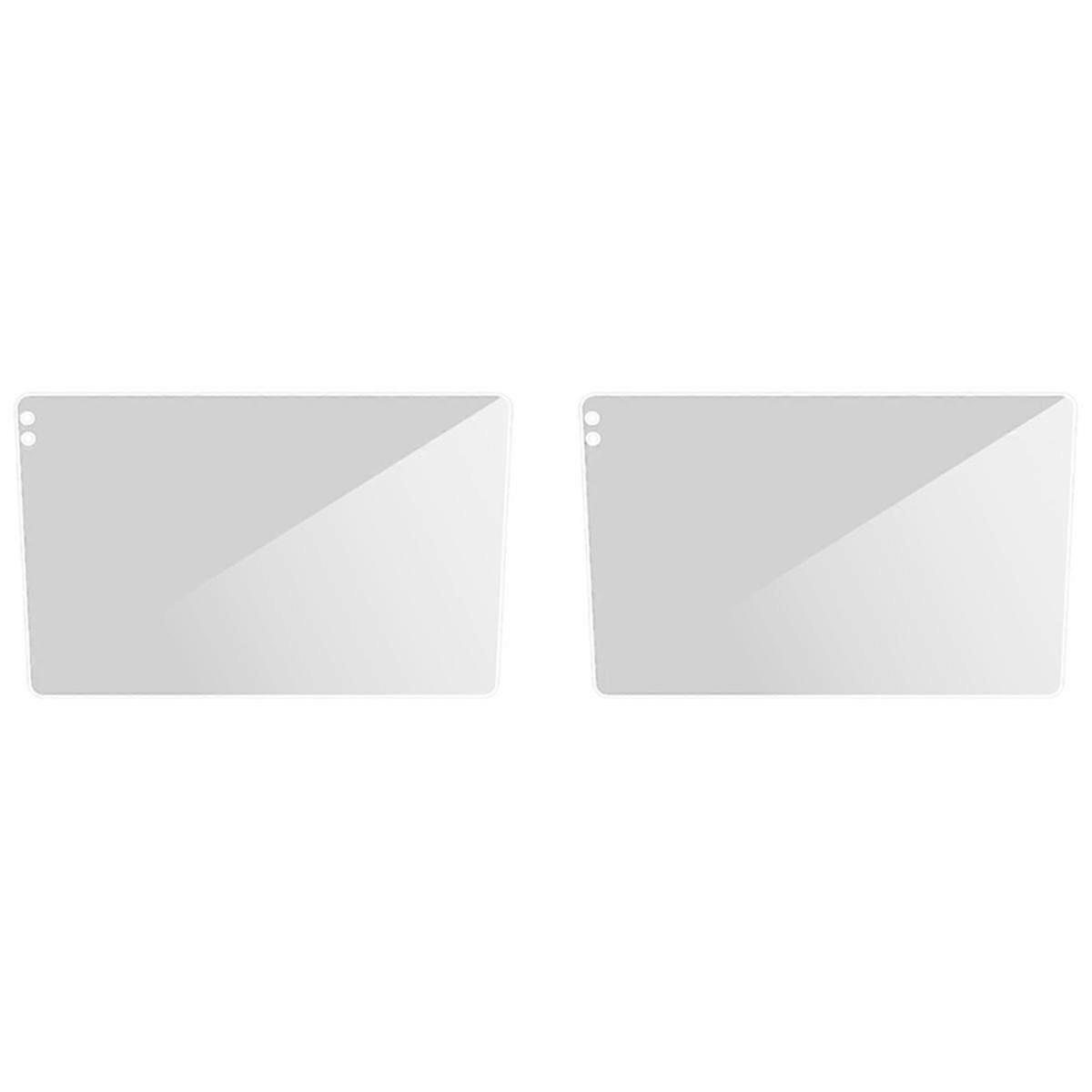 2Pcs Fully Transparent 10.1-Inch Straight Hole Carprotective Film Suitable Car Touch LCD Screen for V1