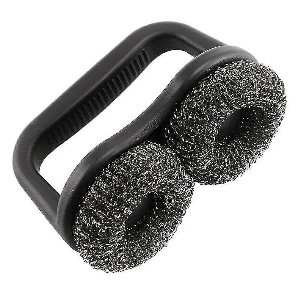 Multifunktionel Grillrensebørste til BBQ - 19x13x10cm - Sort