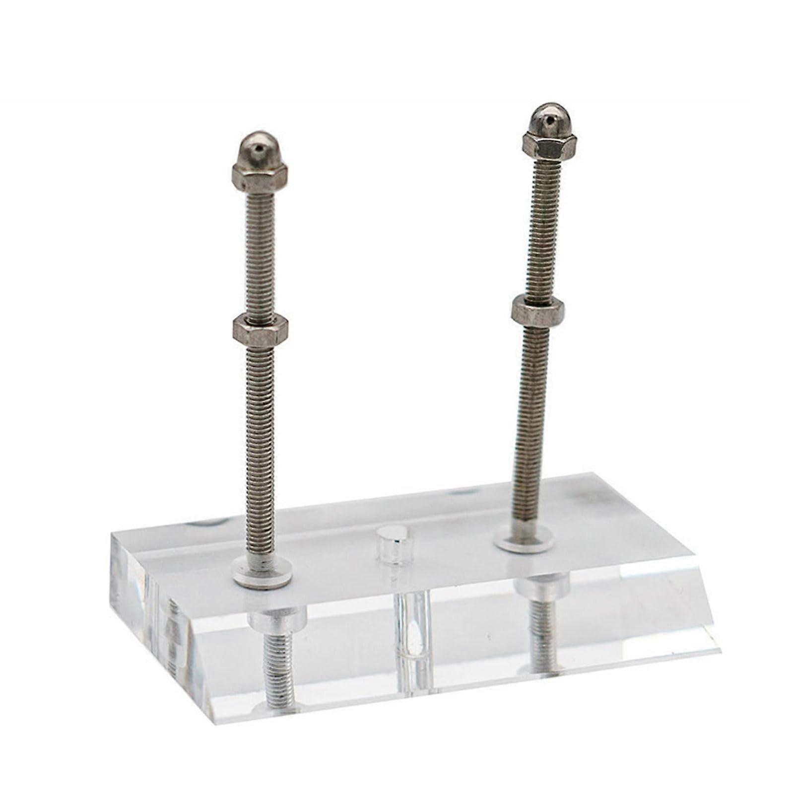 Skateboard Wall Mount Display Rack for Longboards and Skateboards, Clear Acrylic Holder, Fits All Deck Sizes