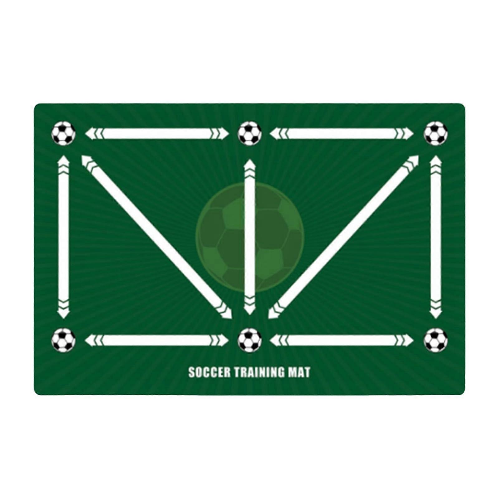 Football Training Mat | Soccer Skills Development Mat for Speed, Strength, Coordination | Durable Non-Slip Design