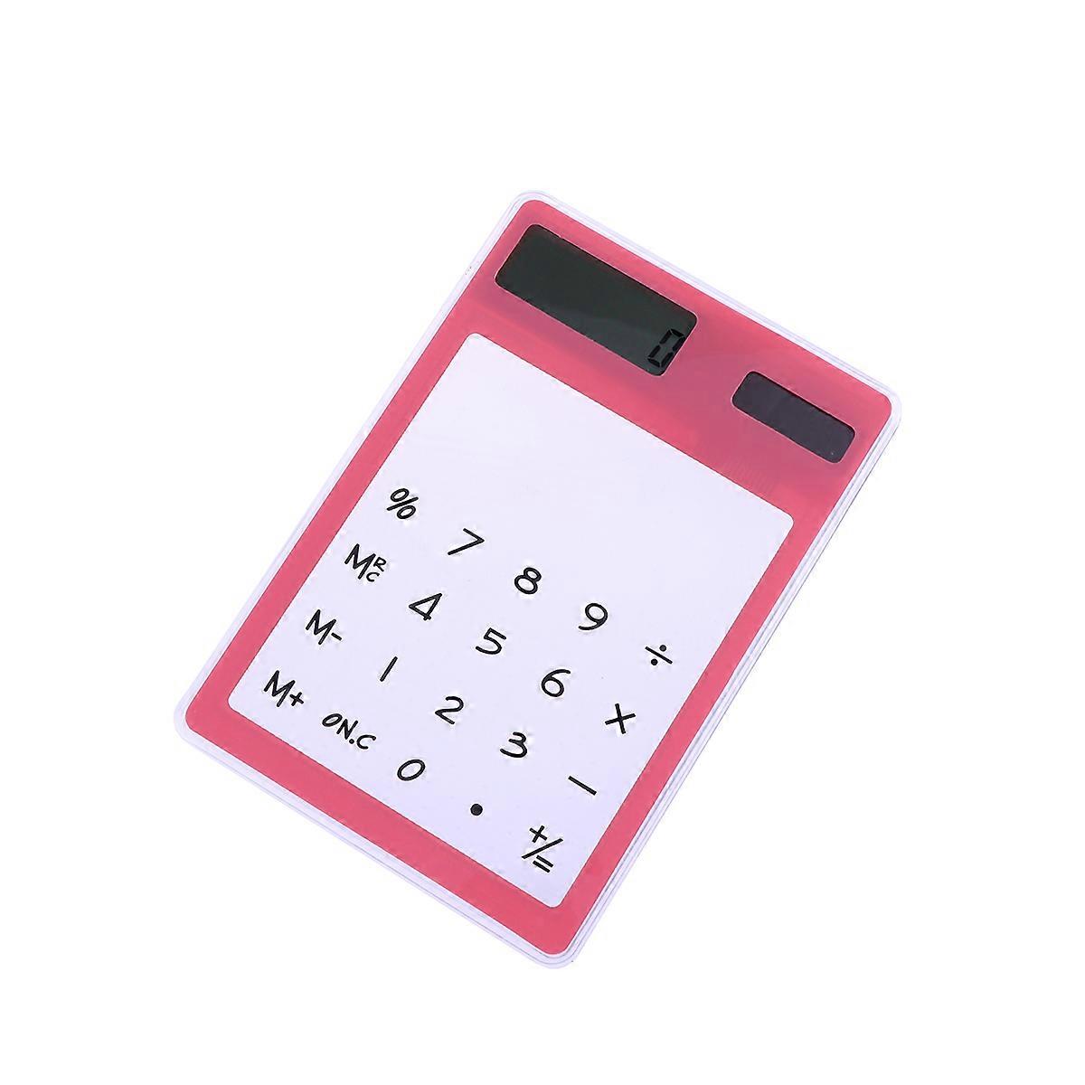 Scientific Calculators Clear Calculator Plastic Material Home Use 80 X 119 Mm 1Pcs