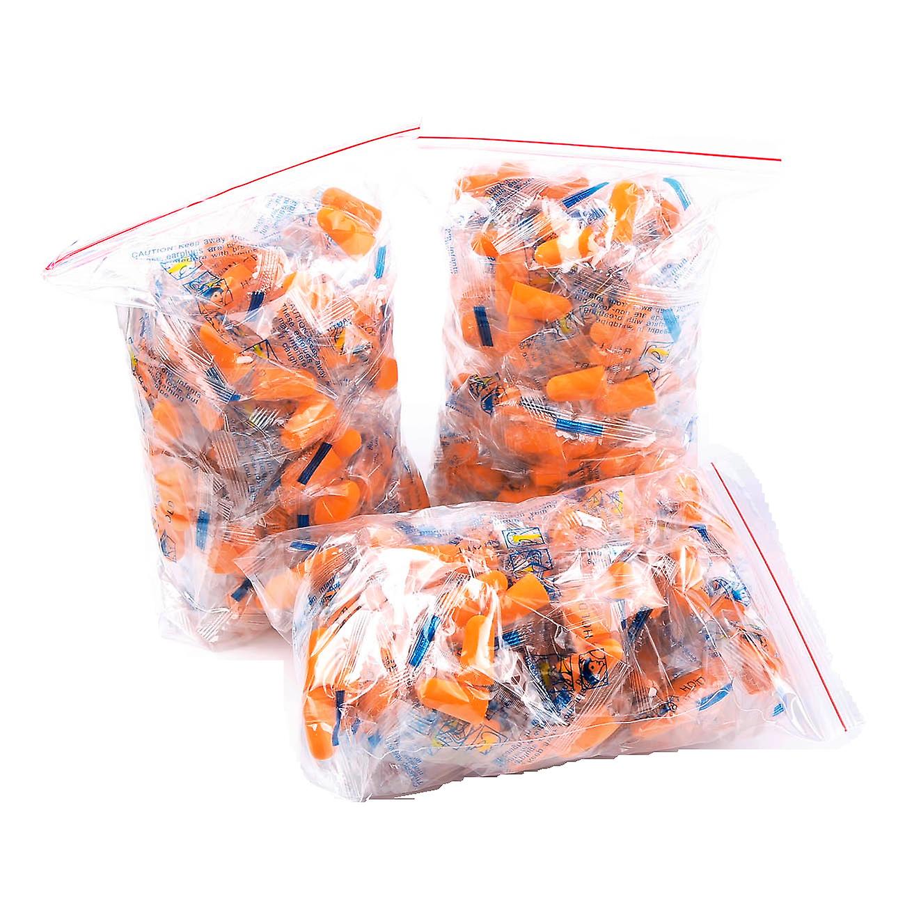 150pairs Ear Plugs Lot Bulk, Soft Orange Foam Sleep Travel Noise Shooting, Earplugs