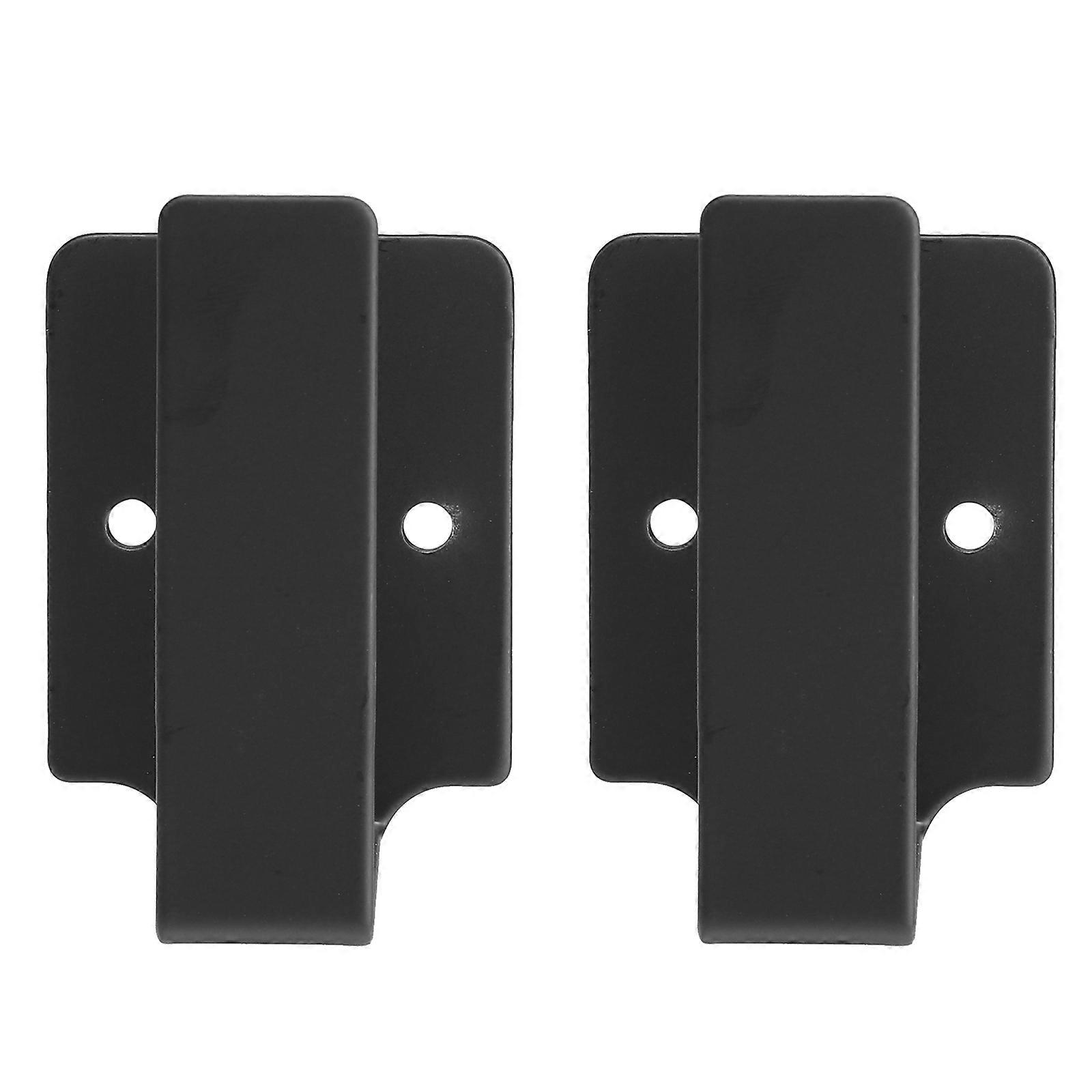 Carbon Steel Pot Storage -Mounted Space-Saving Load-Bearing Anti-Rust 2Pcs