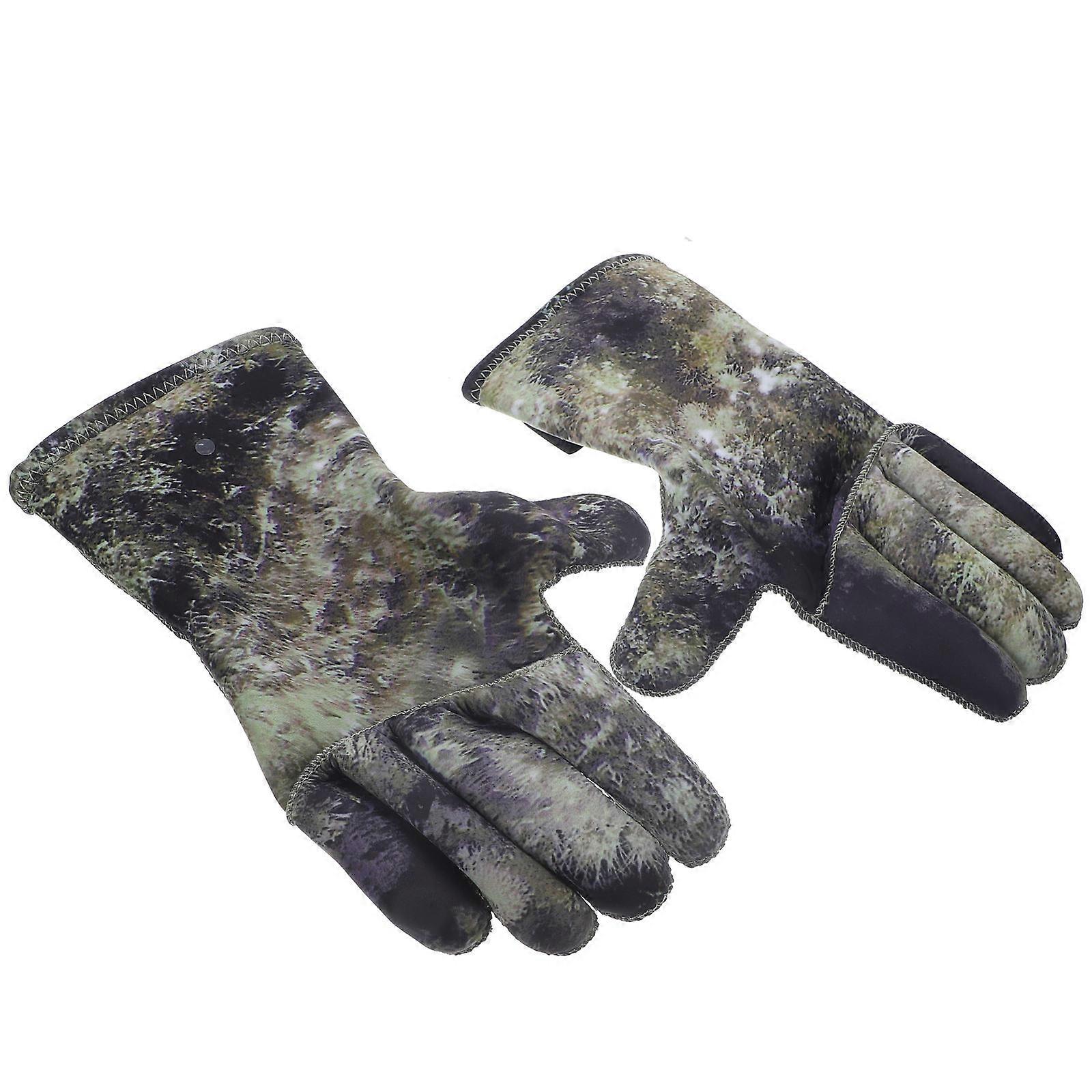 Dive Gloves Men Anti-Slip Diving Gloves Nylon M Size for Fishing and Kayaking 1 Pair