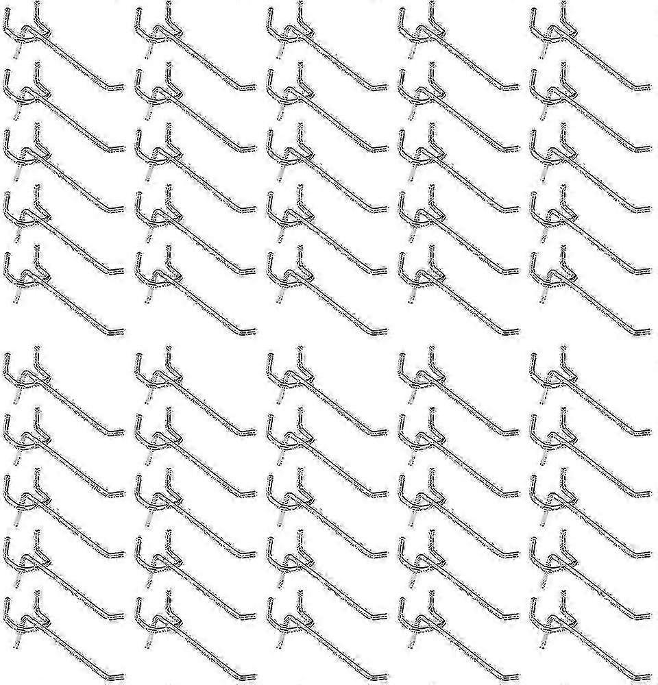 50 Pcs Pegboard Hooks,wall Shelf Hooks For Display Pegboard Garage Store Tools Storage Hanger Wall S