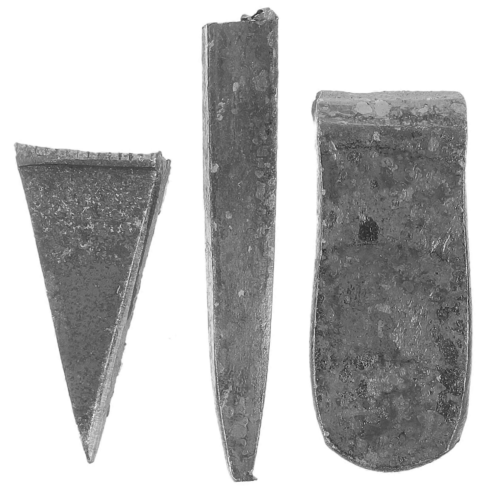 Handle Splitting Wedges Cone Shaped For Tool Maintenance Woodworking Projects 3.50x1.50x0.60cm 3Pcs