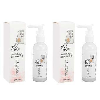 2025 Neuestes Modell 2pcs Sakura Haar Shampoo 100ml Reinigung Sakura Repairing Fol ...