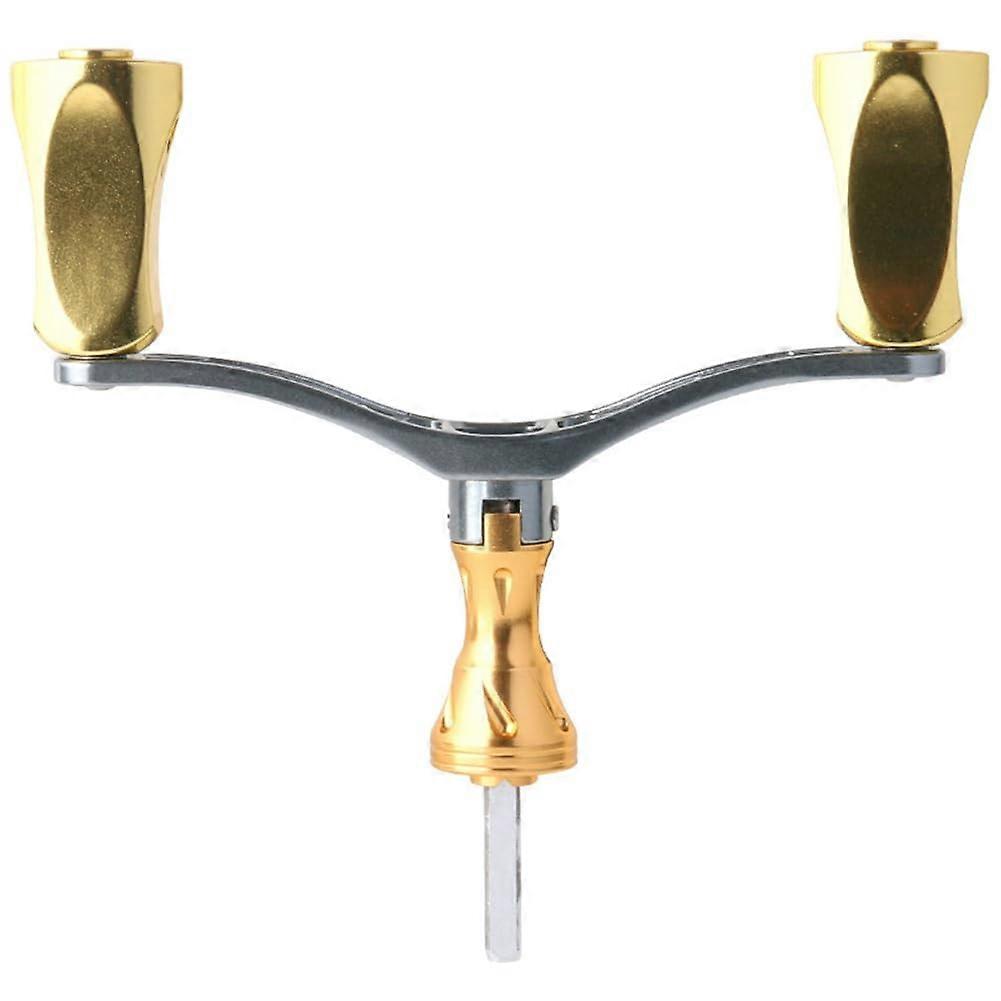 Double Handle Spinning Reel Rocker, DIY Fishing Reel Accessory for Modified Fishing Reels, Durable Design and Compatibility