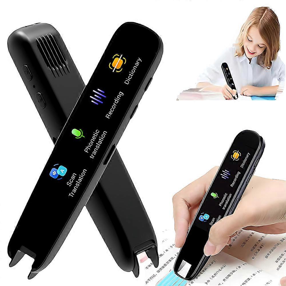 Multi-function translator, multi-function translation pen, 112 language translation pen, smart translation, (black)