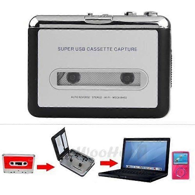 USB TAPE CASSETTE PLAYER CONVERTER TO MP3