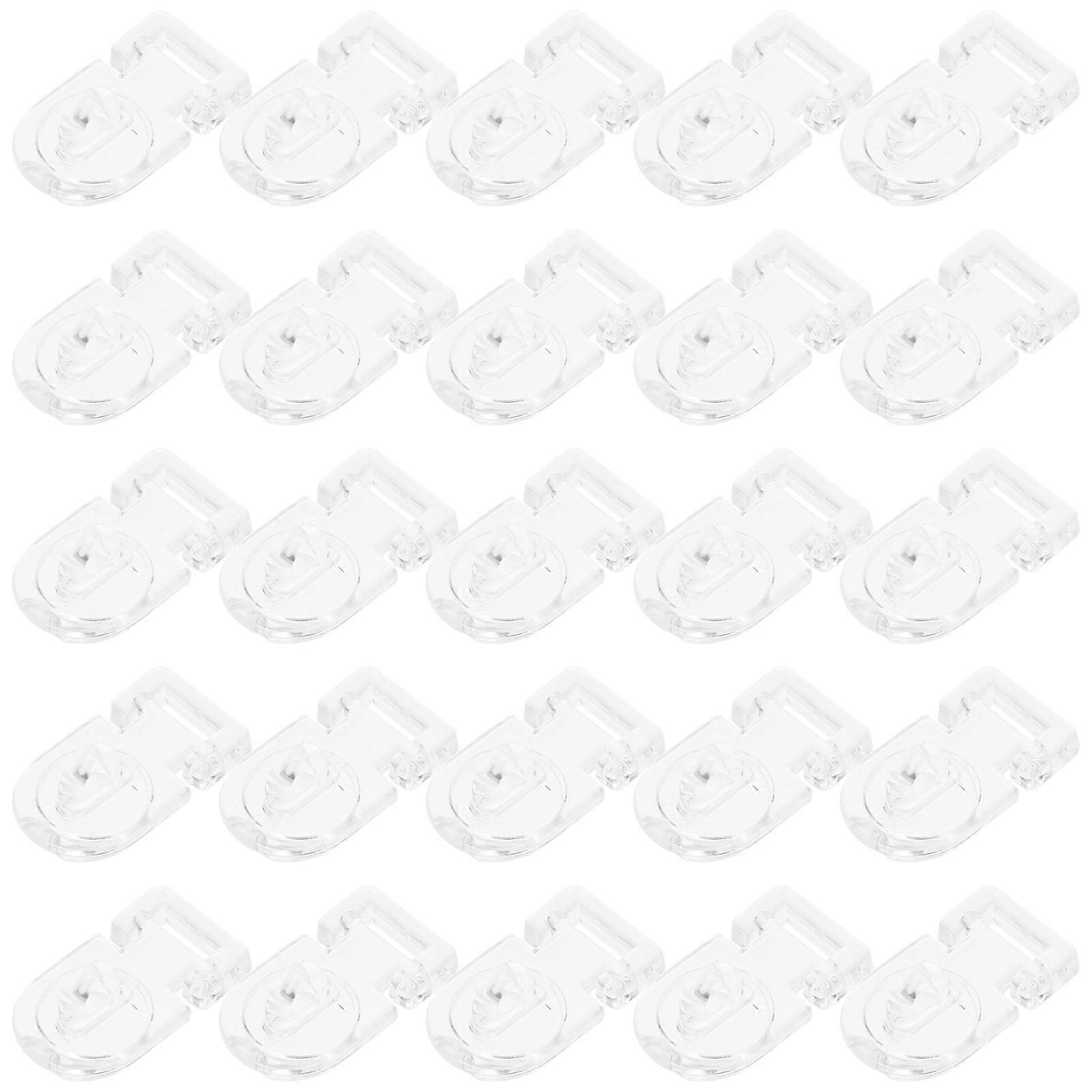 Jewelry Box Hasp Latch Locks   Durable Cabinet Buckles for Easy Installation, Multi Use Transparent Clasp for Storage Boxes