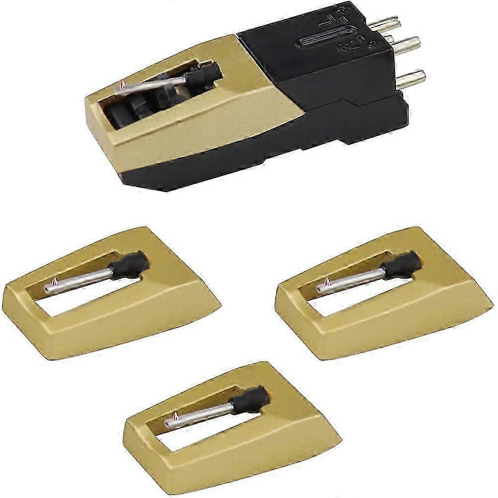 Record Player Needle, Upgraded Record Player Cartridge with Diamond Stylus Replacement for Certain Brands
