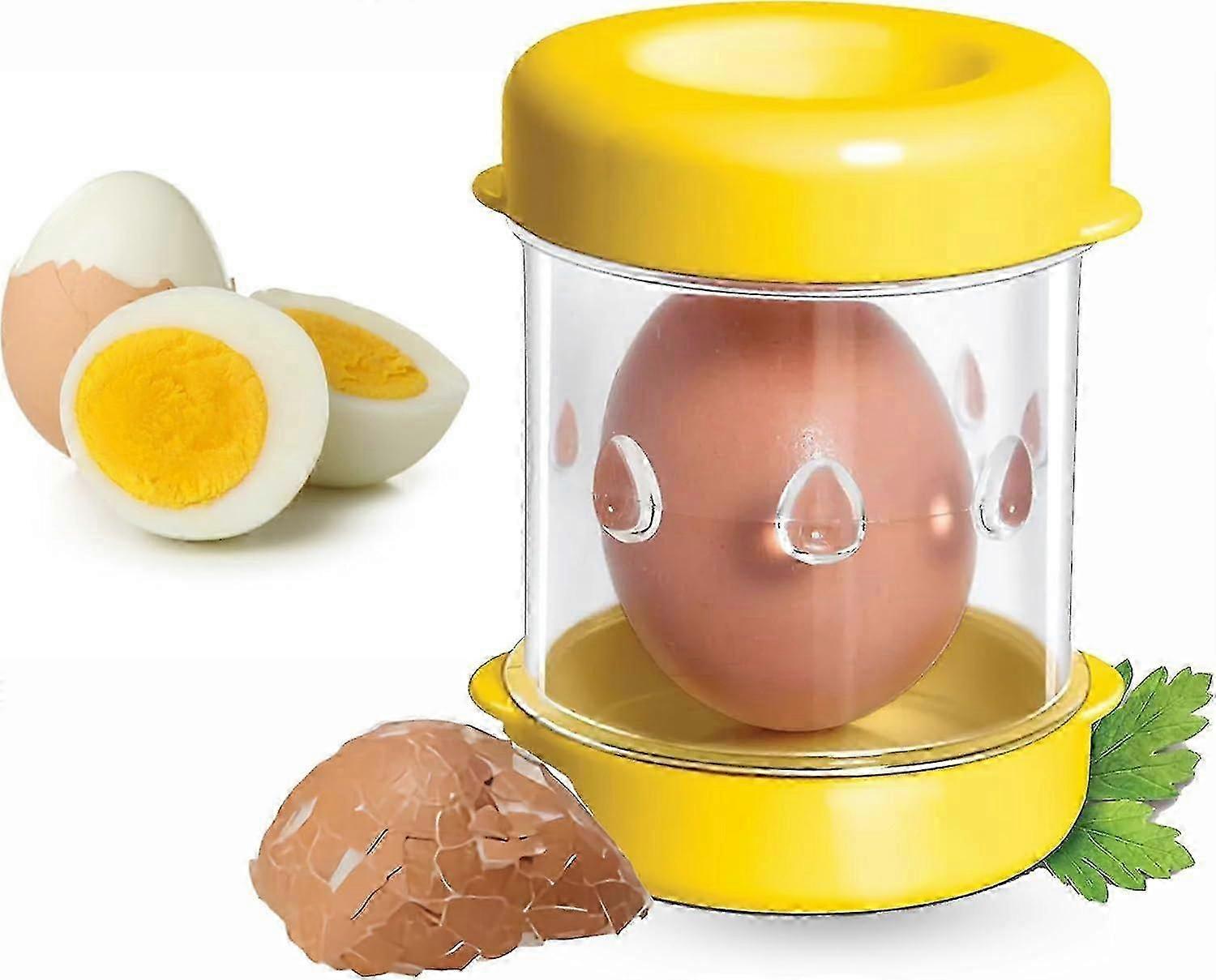 Portable Manual Egg Peeler - Efficient Hard-Boiled Egg Shell Separator Tool
