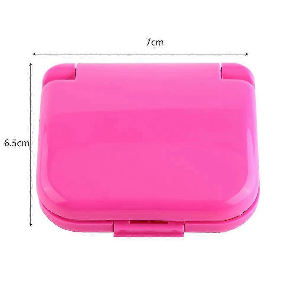 Portable Travel Sewing Kits Box with Needle, Threads, Scissors, Buttons, and Pins (Red)