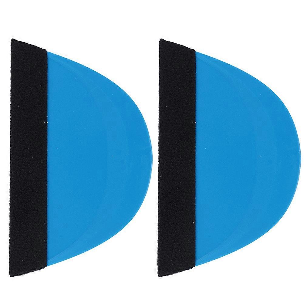 Wrapping Squeegee Car Accessory Sky-Blue 13X8X0.5CM Practical Use 2Pcs