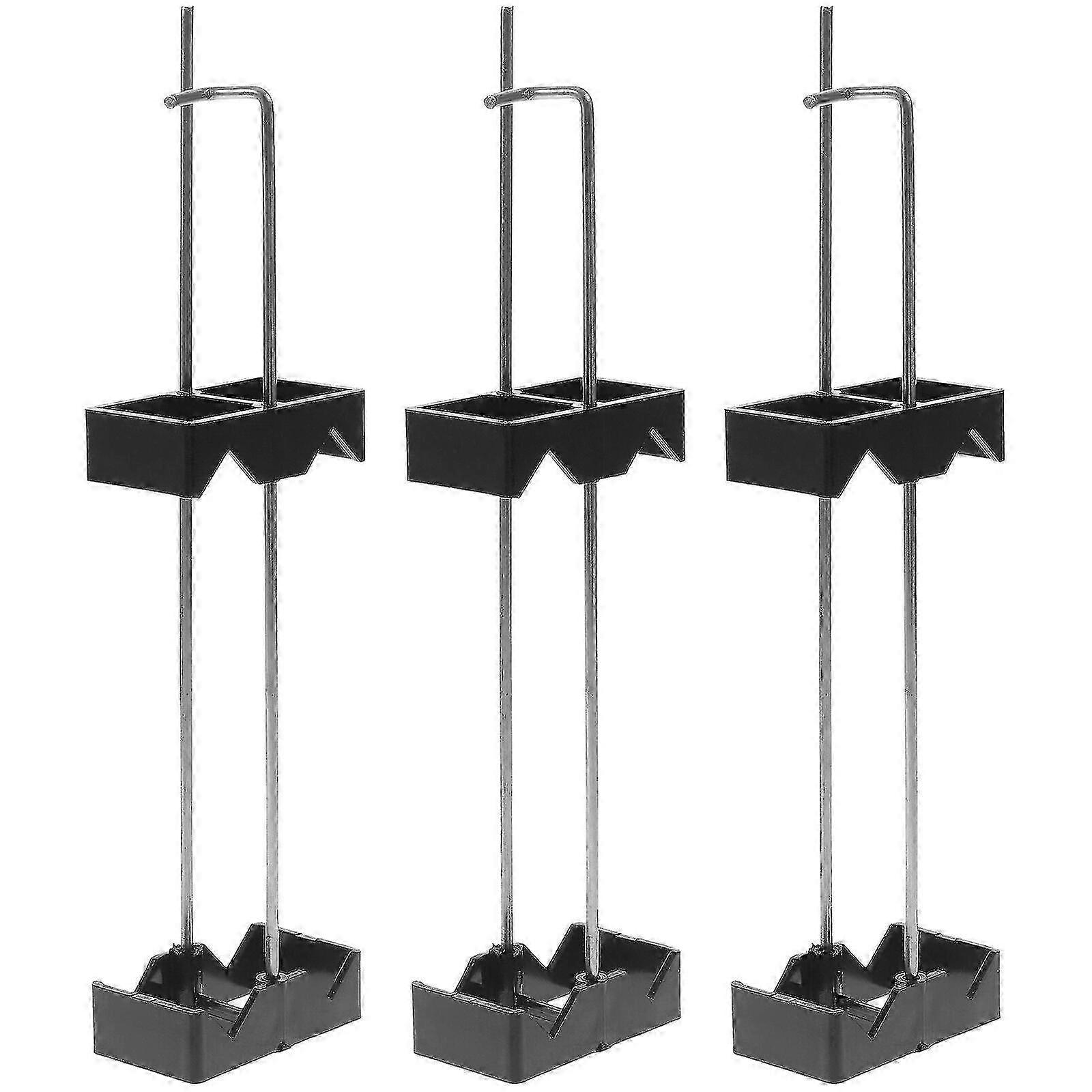 3pcs Eyeglass Tinting Holder Plastic Dyeing Rack Tools