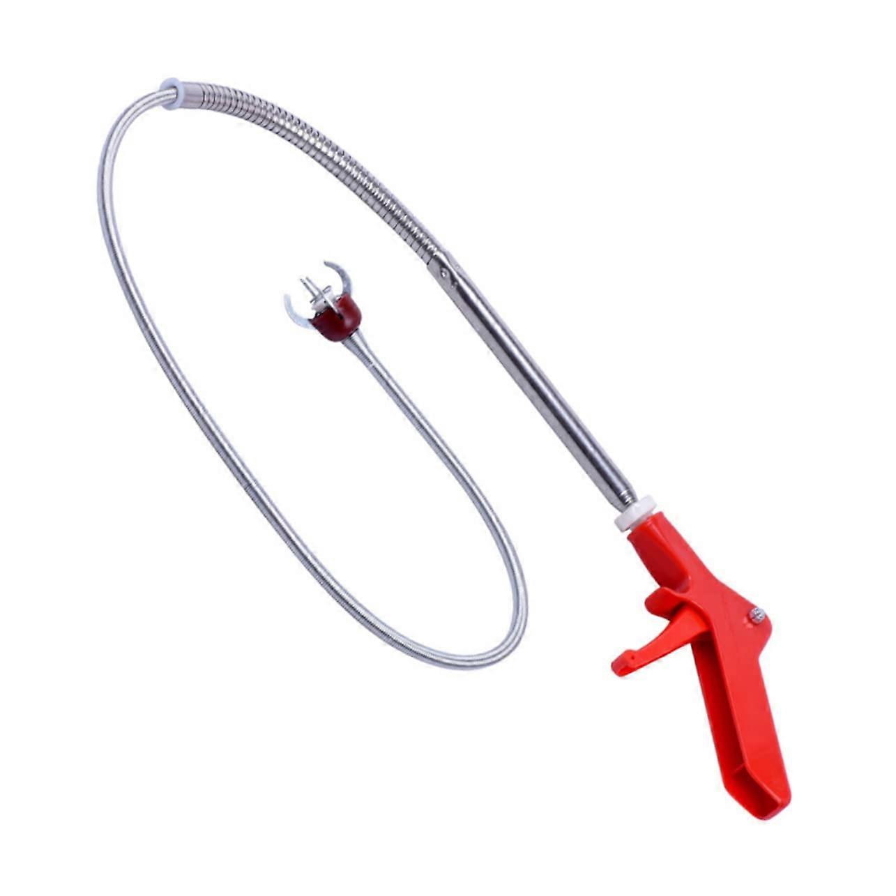 Flexible Claw Toilet Cleaning Tool – Effective Hair and Drain Clog Remover for Tight Spaces in Toilets and Pipes (HeavyDuty)