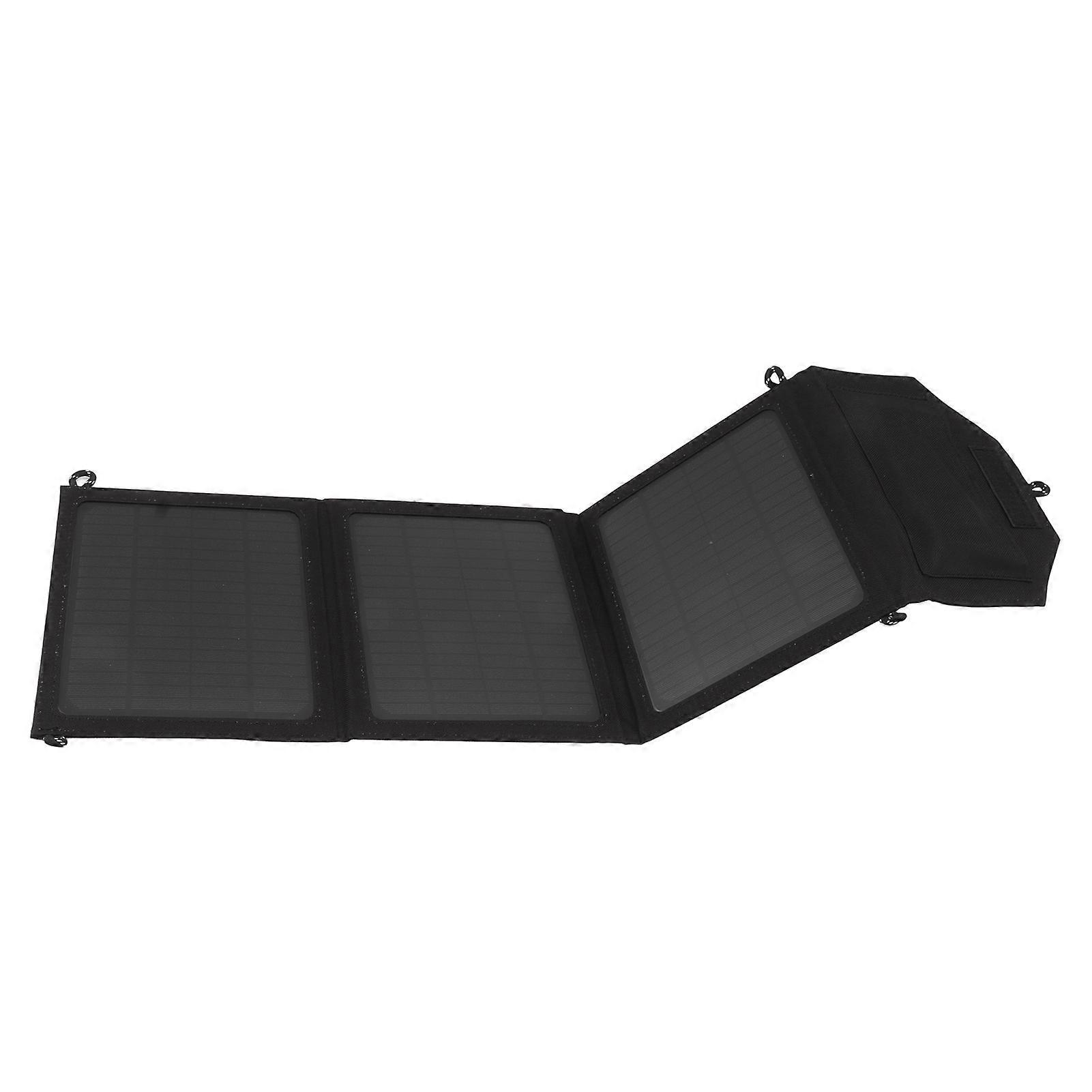 30W Solar Panel Foldable Intelligent Identification Monocrystalline Silicon Solar Panel Charger 12V Output