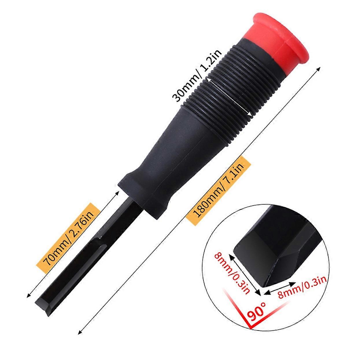 Right Angle Chisel Chrome Steel -Handle Square Corner Chisel