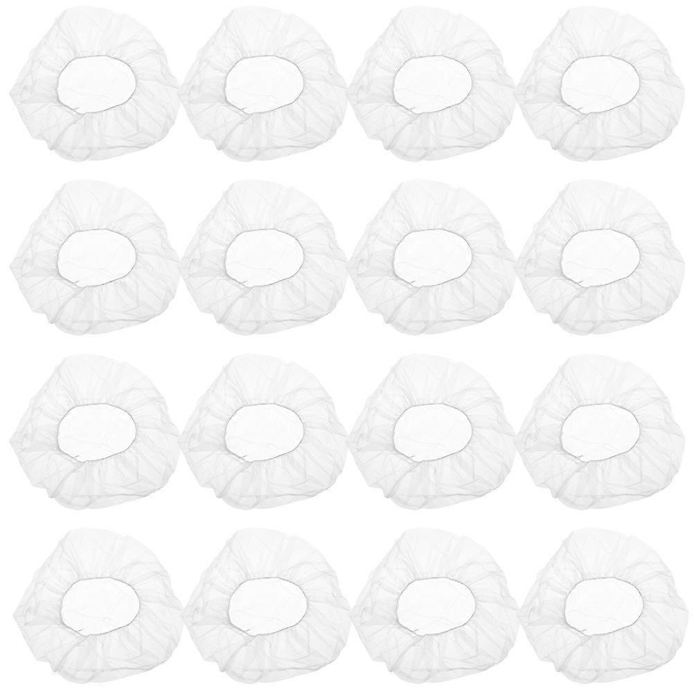 50pcs Disposable Bouffant Caps, Breathable Hair Nets with Elastic Design for Food Service, Nursing, Salons – Comfortable Head Covers for All