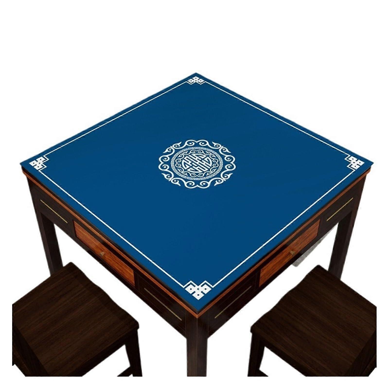 Thickened, soundabsorbing Mahjong table cover, noise, silicone, dinosaur pattern (80*80cm)