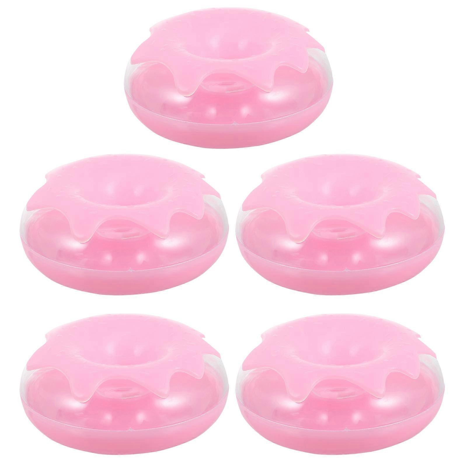 Lovely Candy Box Donut Shaped present Storage Container Pink Color For Party Decoration 5Pcs