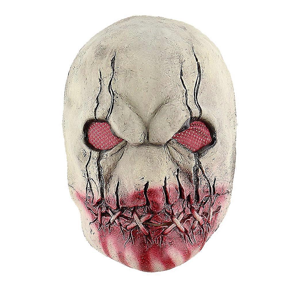 Cosplay Mask Latex Horrible Appearance Rotten Zombie Style Multi Color Halloween Party Accessory 1Set