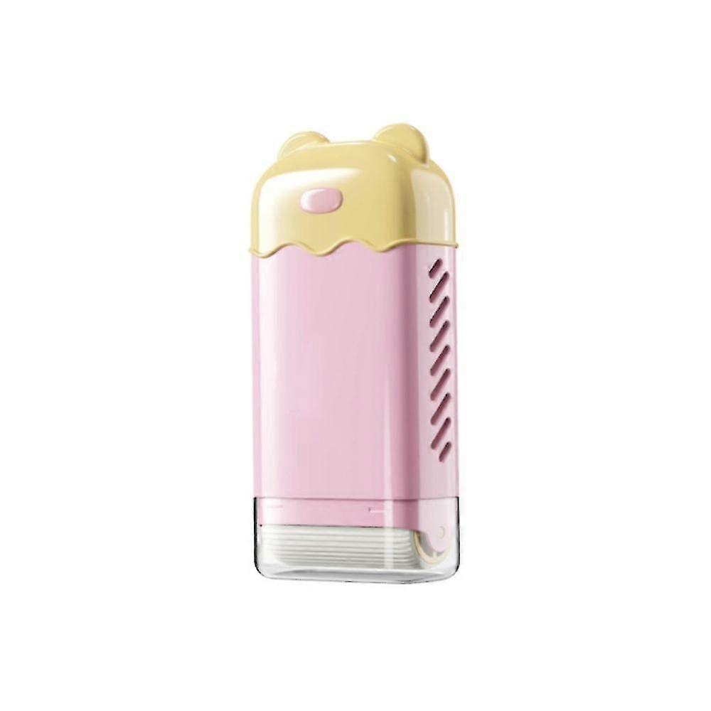 Bear-Shaped Rolling Soap Holder Self-Draining Soap Box with Bubble Roller