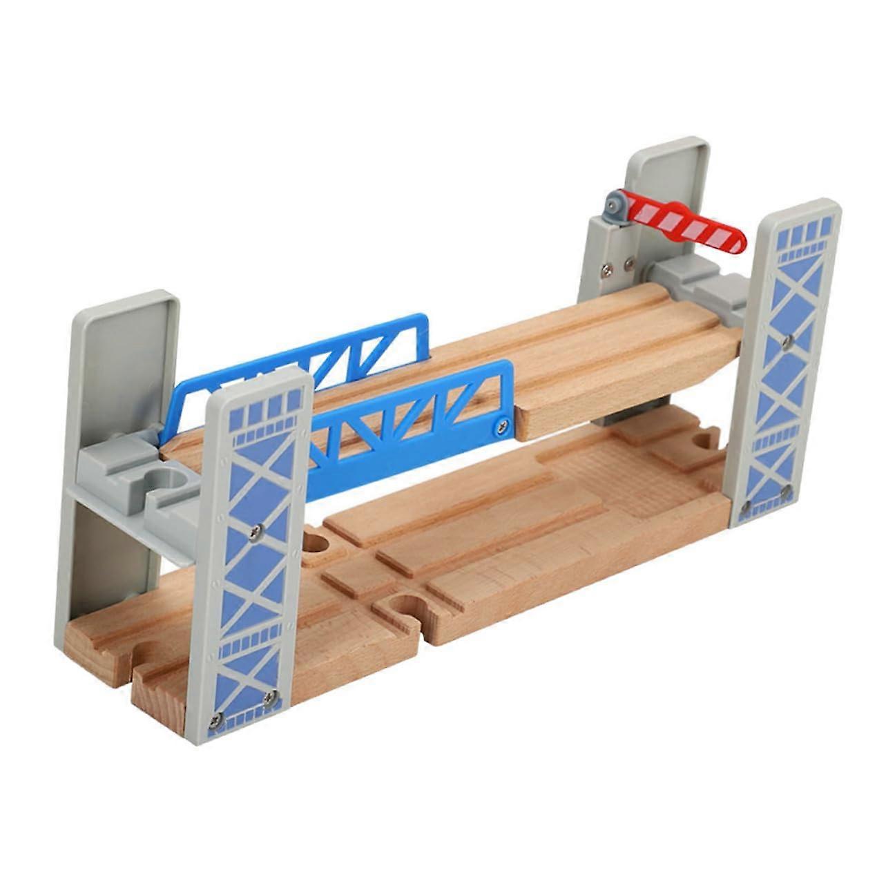 1 Set Railway Bridge Overpass Model Toy for DIY Rails Compatible with Wooden Train Systems Ideal for Ages 3 and Up