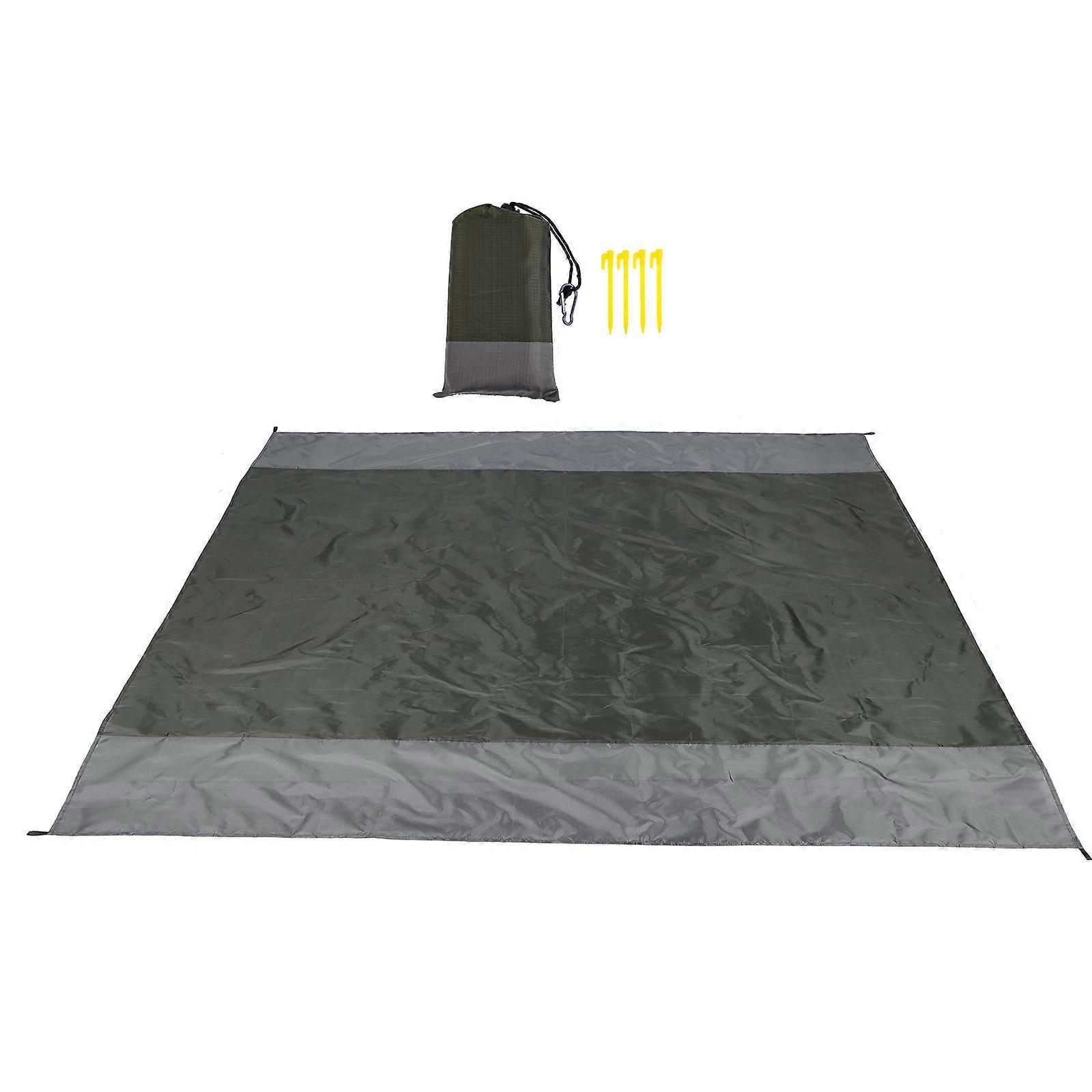 Foldable Picnic Blanket in Assorted Colors Made of Polyester Fabric for Home Use 1 Set Large Beach Mat