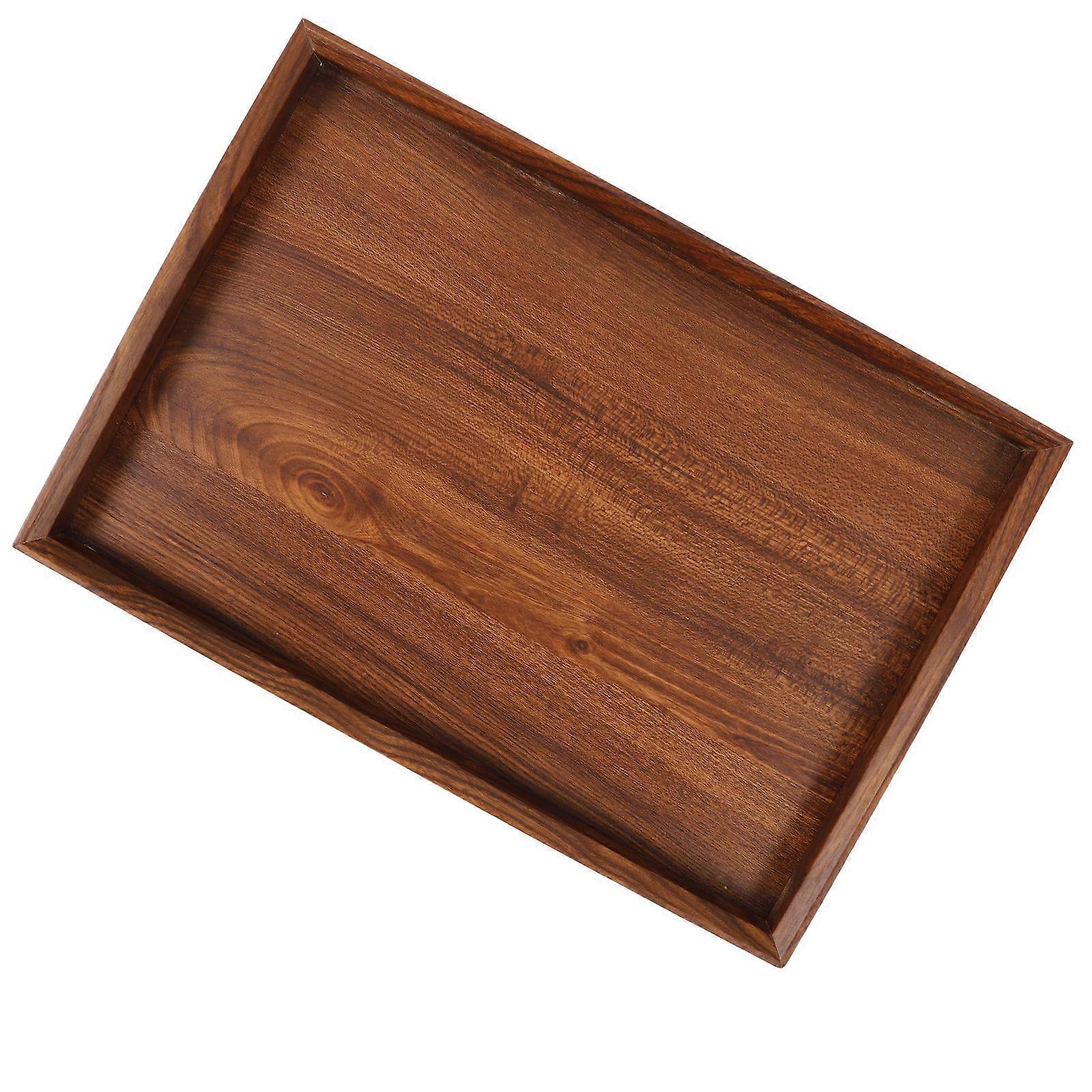 Rustic Serving Tray for Tea Cups and Snacks – Compact Design for Home Kitchen Decor and Entertaining Family and Friends