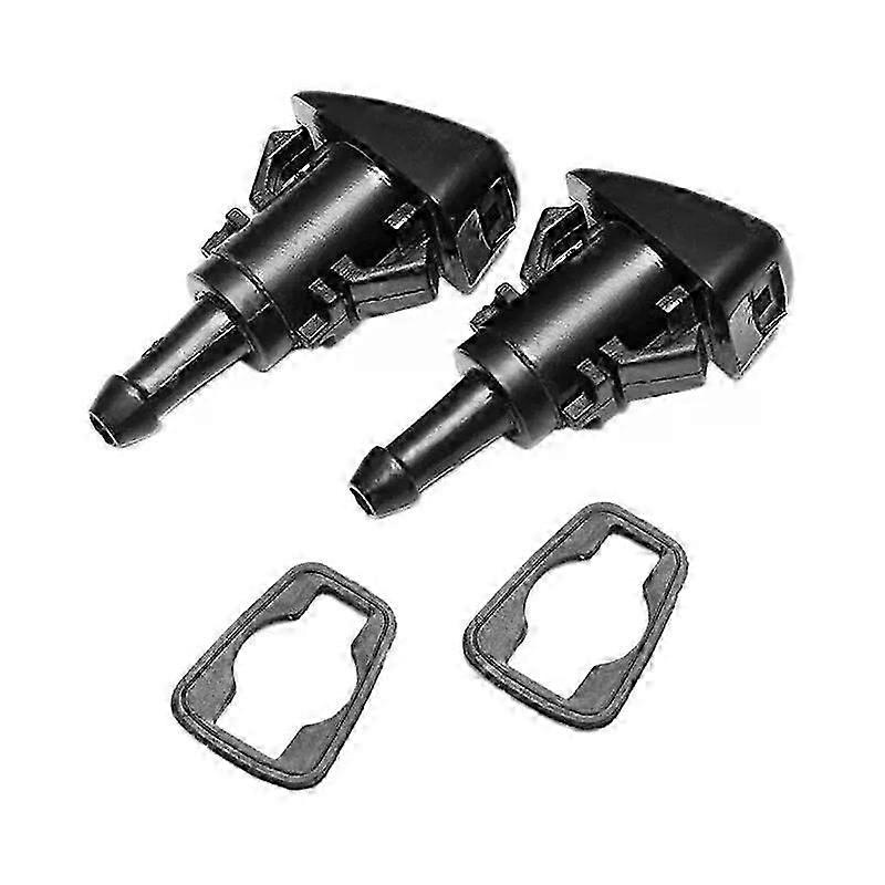 Front Windshield Washer Nozzles Wiper Spray Kit Fit For Chrysler Dodge Ram Jeep- Replaces Part Number 4805742AB 5116079AA