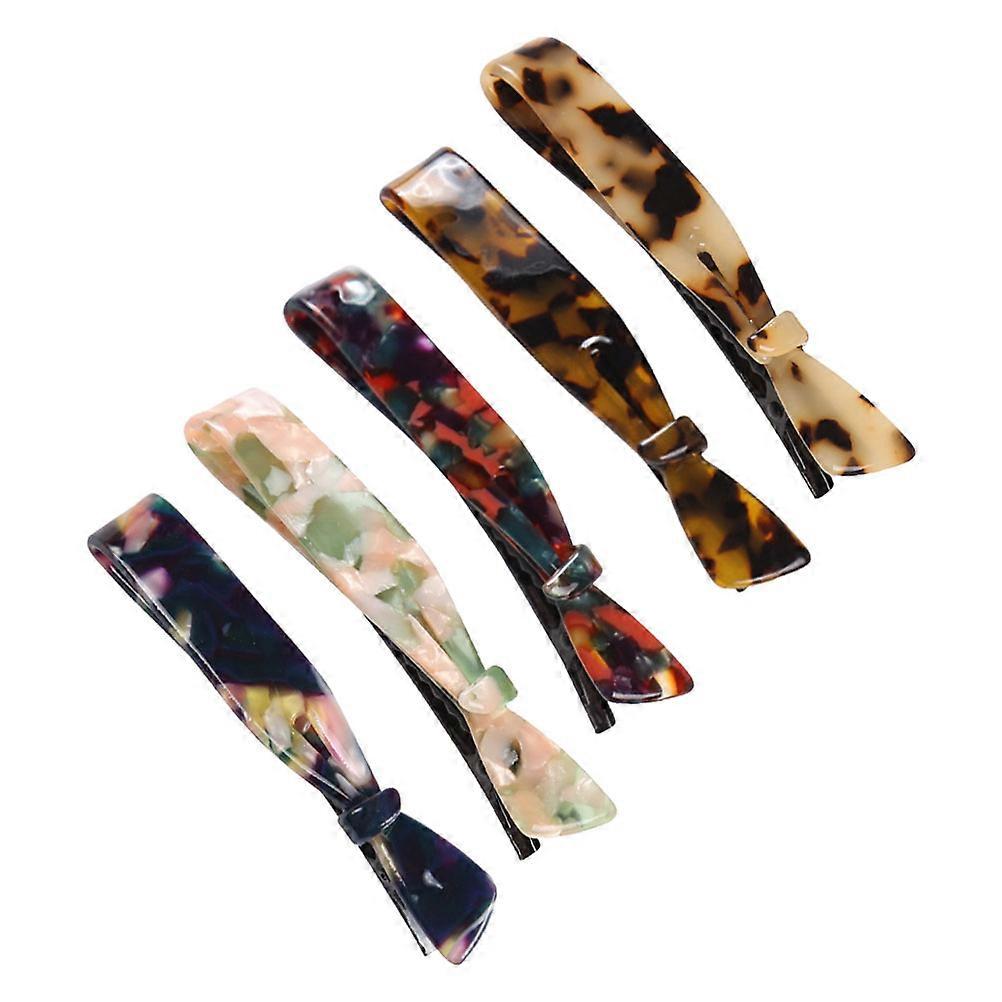 Small Hair Clips Duckbill Clip Hair Holding for Wedding Daily Life 8.5x1.1x1cm Acetic Acid Easy to Clip 1Set